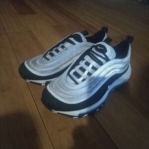 Nike Black and White Air Max 97 Sneakers